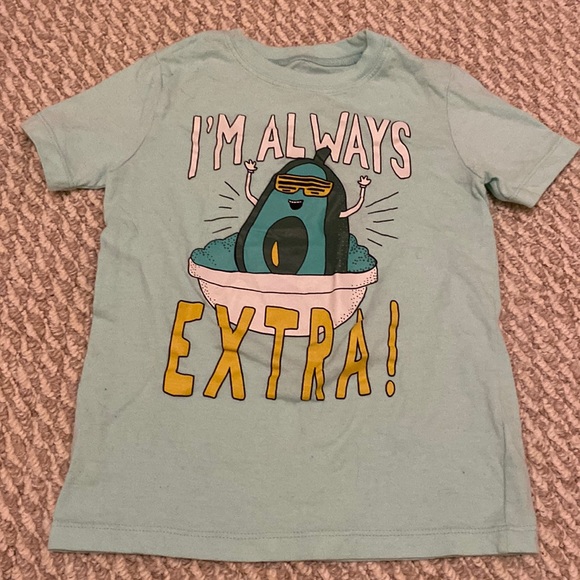 Carter's Other - Carters  green tee shirt I’m always extra sz 4t kids girls